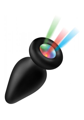 Light-Up - Siliconen Butt Plug - Klein