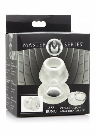 Ass Bung - Doorzichtige Holle Anale Dilatator met Plug - Medium