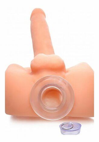 Ass Bung - Doorzichtige Holle Anale Dilatator met Plug - Extra Groot