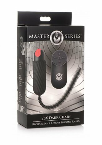 Dark Chain - Oplaadbare Siliconen Utheral Sounding