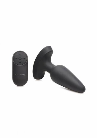 Laser Hart - Butt Plug met Afstandsbediening - Medium