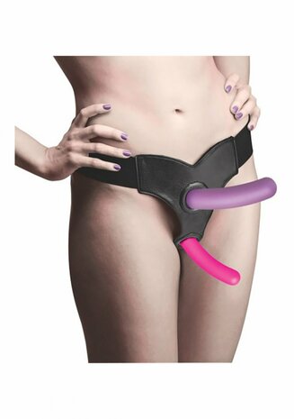 Triple Peg - Vibrerende Siliconen Dildo Set met Afstandsbediening