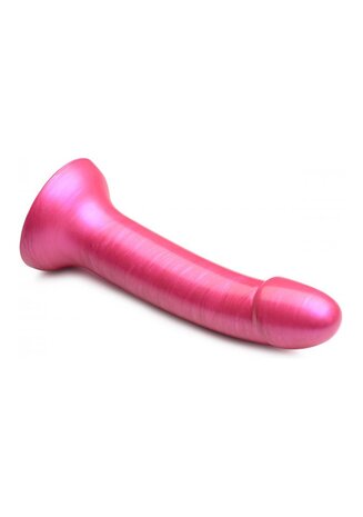 G-Tastic - Metalen Siliconen Dildo - 17,8 cm