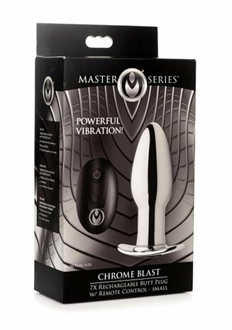Chrome Blast - Oplaadbare Butt Plug - Klein