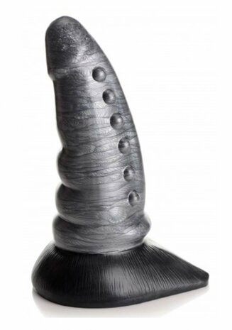Beastly - Toelopende Hobbelige Siliconen Dildo