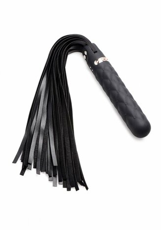 Vibra-Lasher - Vibrerende Siliconen Dildo Flogger