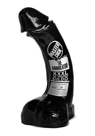 The Annihilator XXXL Dildo - 18 inch - Black
