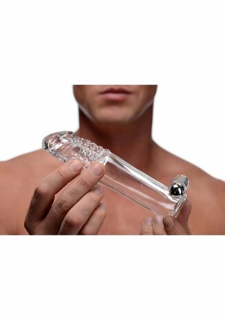 Clear Sensations - Vibrerende Penis Sleeve met Bullet