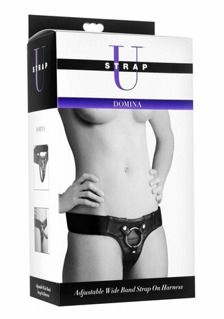 Domina - Brede Riem Strap-On Harnas