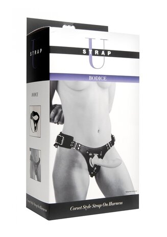 Bodice - Korset Stijl Strap-On Harnas