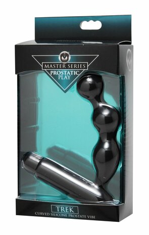 Trek - Gebogen Siliconen Prostaat Vibrator