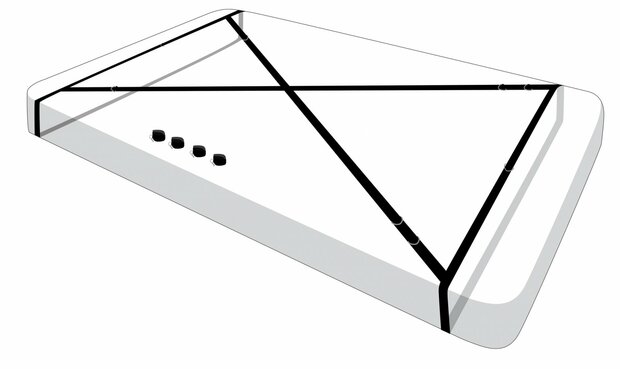 Interlace - Boven- en Onder Bedbindingset
