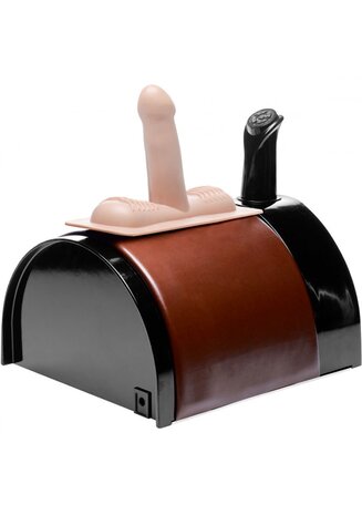 Saddle Deluxe - Rijdbare Sex Machine met Dubbele Hulpstukken