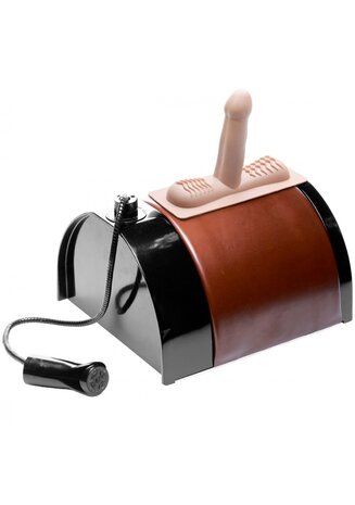 Saddle Deluxe - Rijdbare Sex Machine met Dubbele Hulpstukken