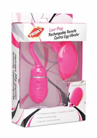 Luv-Pop - Oplaadbaar Vibrerend Eitje met Afstandsbediening