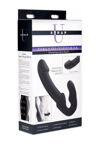 SU Evoke Super Charged - Vibrerende Strapless Dildo