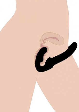 SU Evoke Super Charged - Vibrerende Strapless Dildo