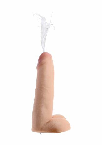 Realistische Dual Density Spuitende Dildo - 20,5 cm