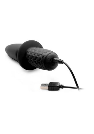 The Plug - Siliconen Vibrerende Thruster met 10 Snelheden