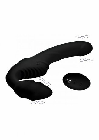 Pro Rider - Vibrerende Siliconen Strapless Strap-On met Afstandsbediening