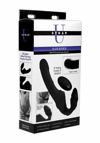 Pro Rider - Vibrerende Siliconen Strapless Strap-On met Afstandsbediening