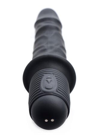 Power Pounder - Vibrerende en Stotende Siliconen Dildo