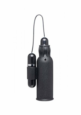 Lightning Stroke - Silicone Stroker met Vibrerende Bullet