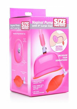 Vaginale Pomp met Grote Cup - Groot