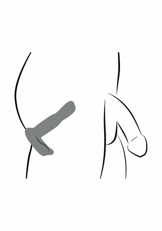 Siliconen Prostaat Stroking Vibrator met Afstandsbediening