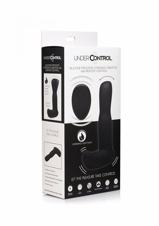 Siliconen Prostaat Stroking Vibrator met Afstandsbediening