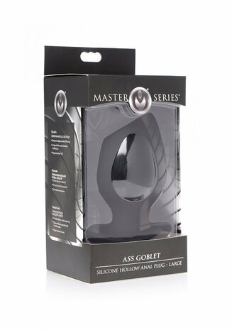 Ass Goblet - Siliconen Holle Butt Plug - Groot