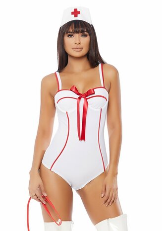 In Perfect Health Sexy Nurse Costume - Black L/XL