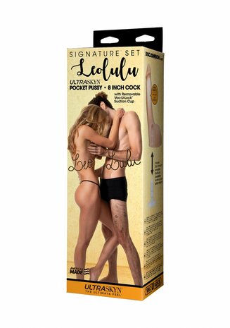 Leolulu - Realistische Leo Pocket Pussy Masturbator & Lulu Dildo - 20 cm