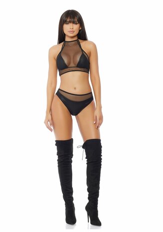 Impulse Top and Panty - Black L/XL