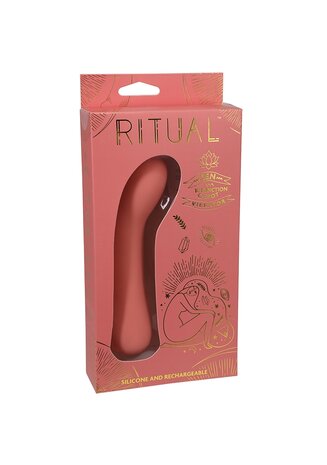 Zen - Rechargeable Silicone G-Spot Vibe - Coral