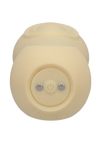 Sol - Rechargeable Silicone Pulsating Vibe - Yellow