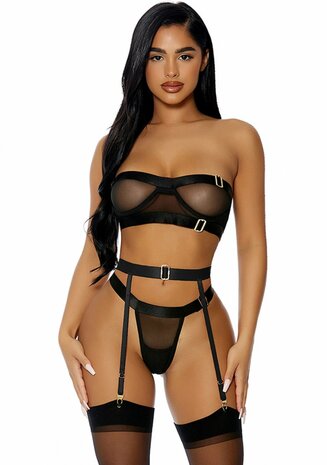 Good As Gold Lingerie Set - Lingerie Set S