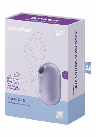 Pro to Go 2 - Dubbele Air Pulse Vibrator