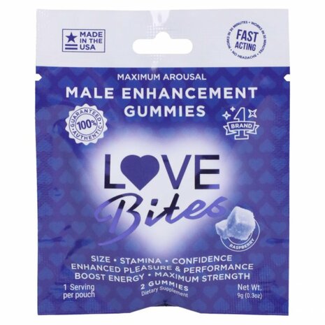 Male Sensual Gummies - 12 pack - 2 pcs per pack - 9 gram