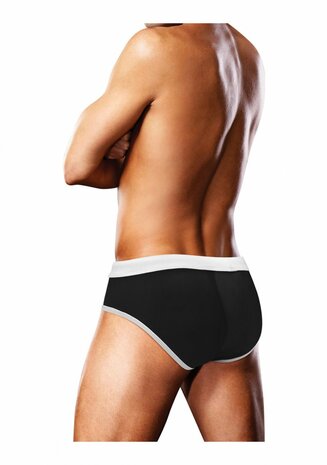 Swim Brief - Black Oversized Paw S