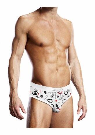Swim Brief Puppie Print S