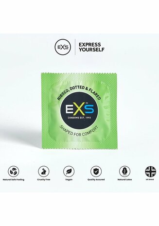 EXS Ribbed and Dotted Retail Pack - 48 pcs