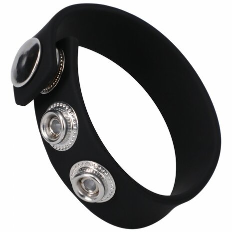 The Silicone 3 Snap - Black