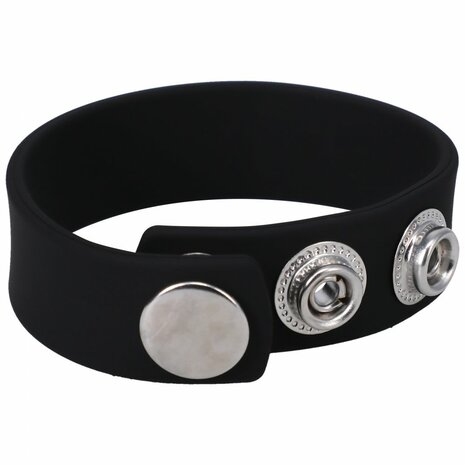 The Silicone 3 Snap - Black