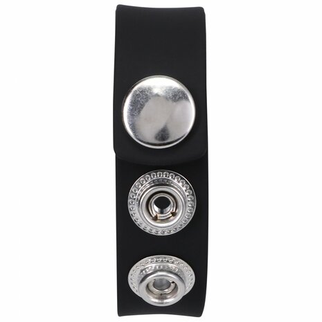 The Silicone 3 Snap - Black