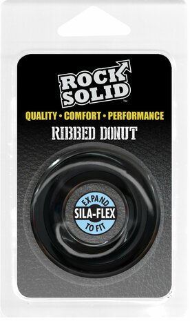 Ribbed Donut - Black