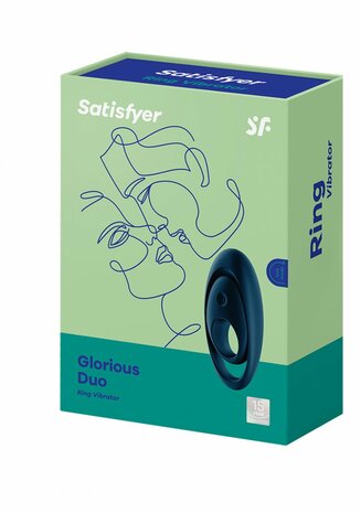 Glorious Duo Ring - Vibrerende Cockring met Dubbele Riem