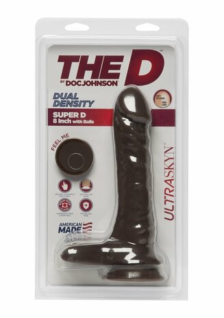 Super D - 8 Inch with Balls - ULTRASKYN - Brown