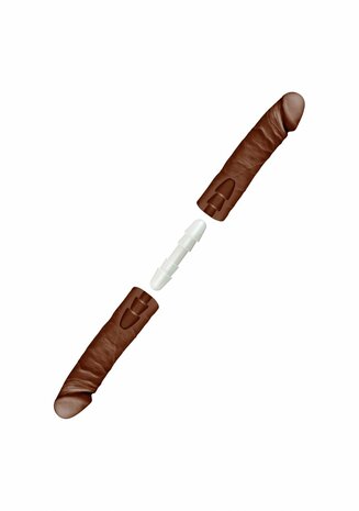 Double D - Realistische Dubbele ULTRASKYN Dildo - 40 cm