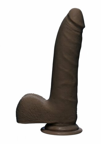 D Slim - Realistische ULTRASKYN Dildo met Ballen - 18 cm